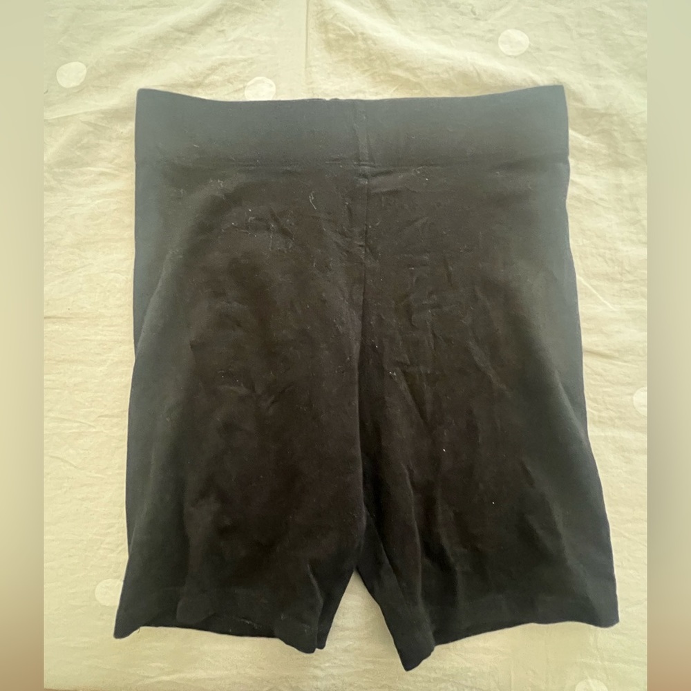 Black biker shorts